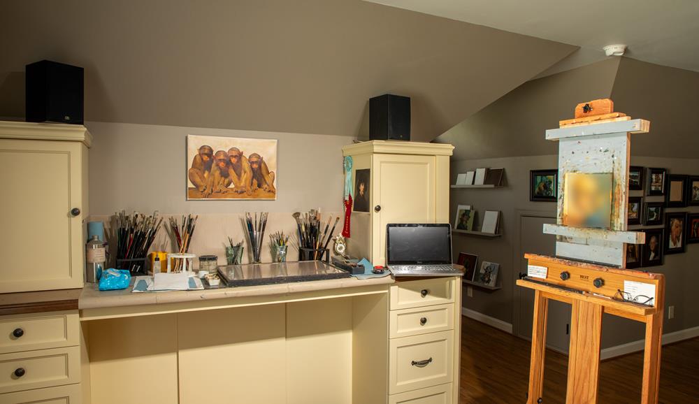 Home Studio - Painting Set Up